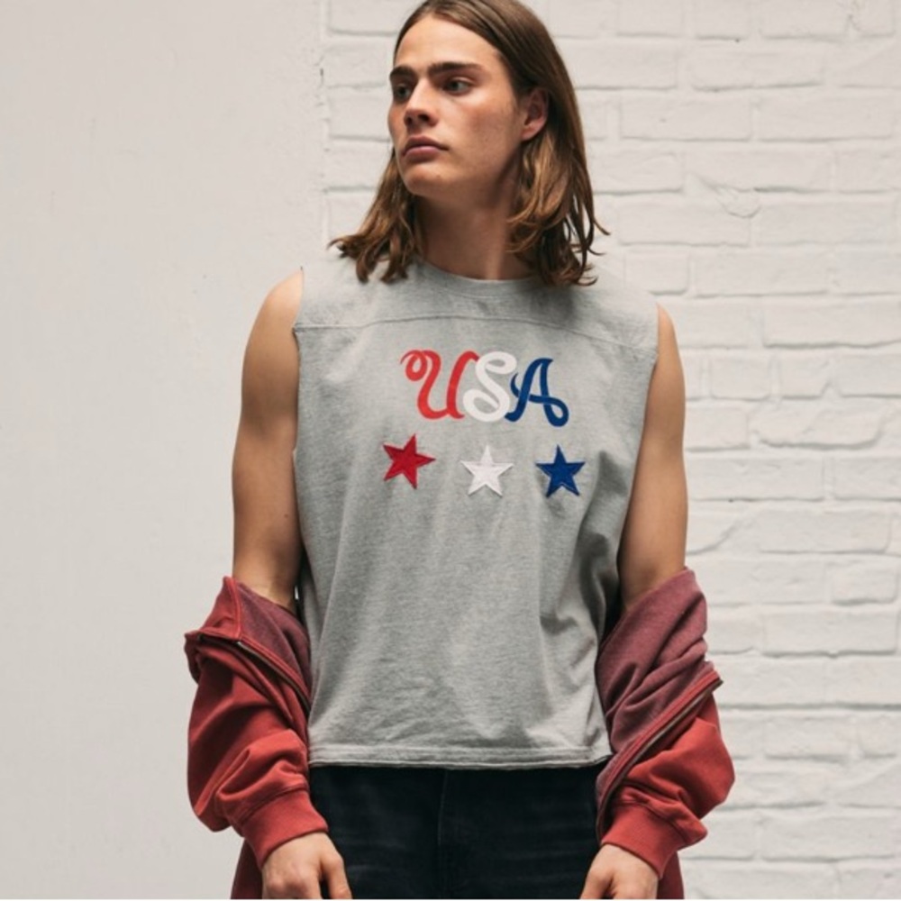 NWT, Americana Game Day muscle tee by BDG in XL and/or XXL